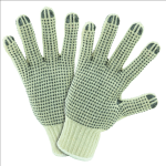 PIP West Chester Natural PVC String Knit Gloves Dotted on Both Sides - Men & Women